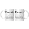 11oz White Mug - Fauntie