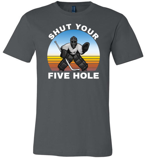 Ice Hockey Shut Your Five Hole Canvas