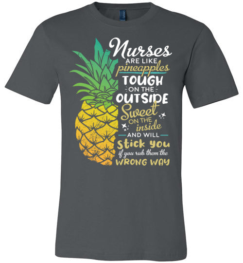 Nurses are like Pineapples Canvas