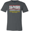 Ask Grandma Anything Canvas
