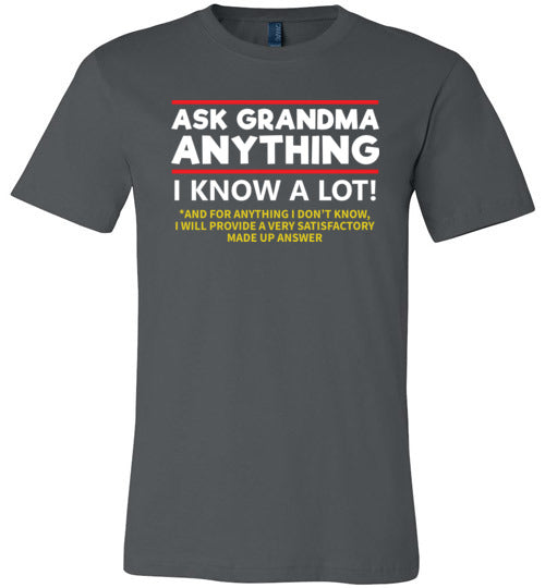 Ask Grandma Anything Canvas
