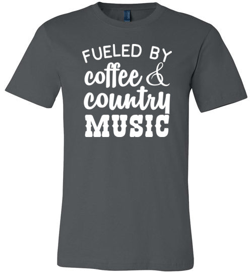 Fueled By Coffee And Country Music Canvas