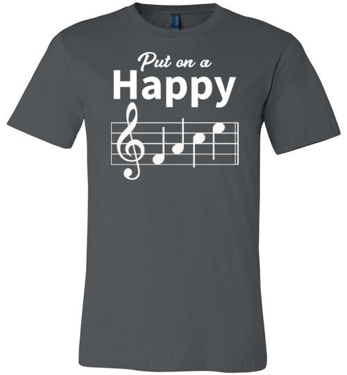 Happy Face Music Canvas