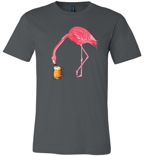 Flamingo Beer Canvas