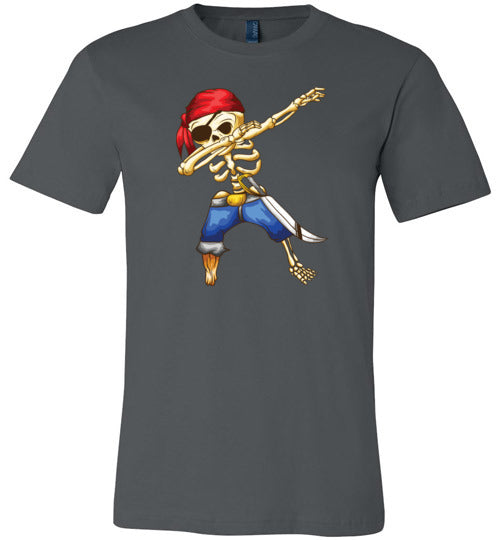 Pirate Dabbing Skeleton Cartoon Canvas