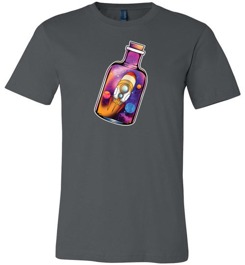 Rocketship In a Bottle Canvas