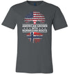 American Grown With Norwegian Roots Canvas