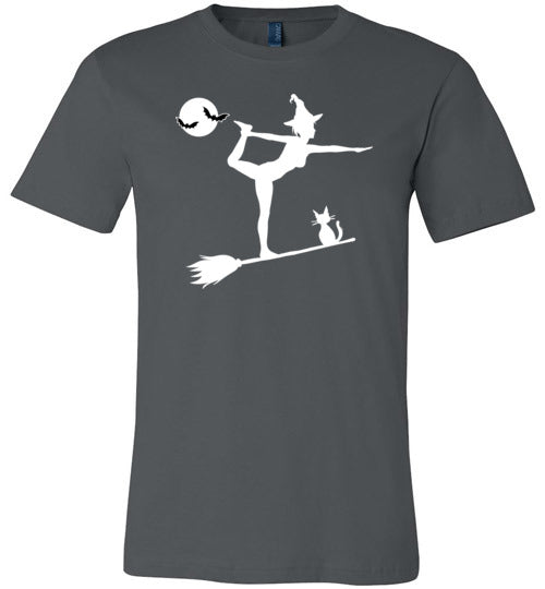 Yoga Witch Halloween Canvas