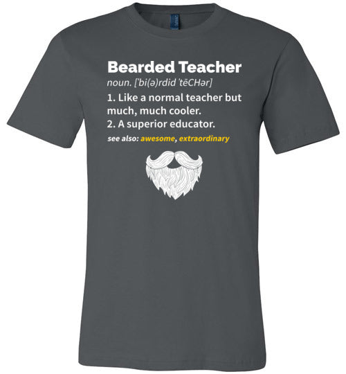 Bearded Teacher Canvas