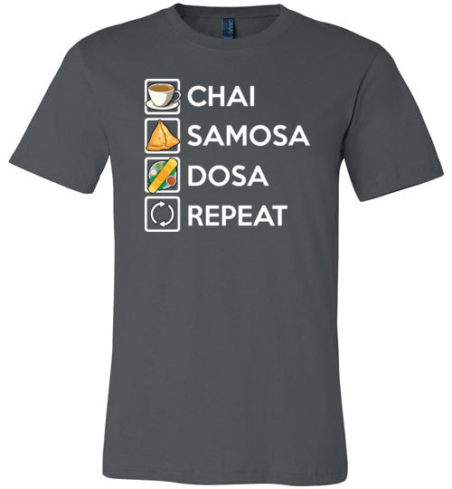 Chai Samosa Dosa Repeat Canvas