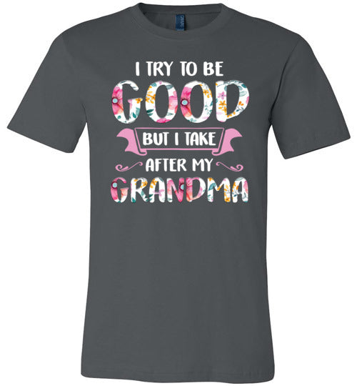 Try To Be Good Grandma Canvas