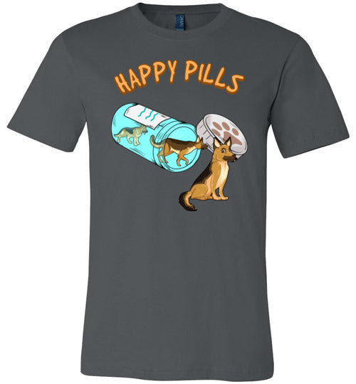 Happy Pills German Shepherd Canvas