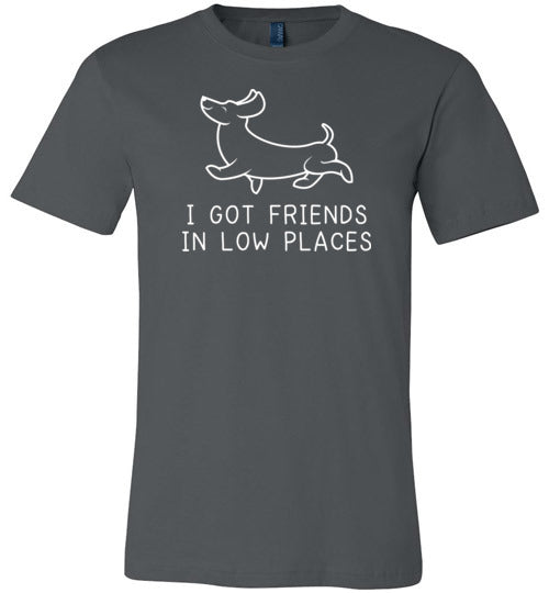 Dachshund Friends Low Places Canvas