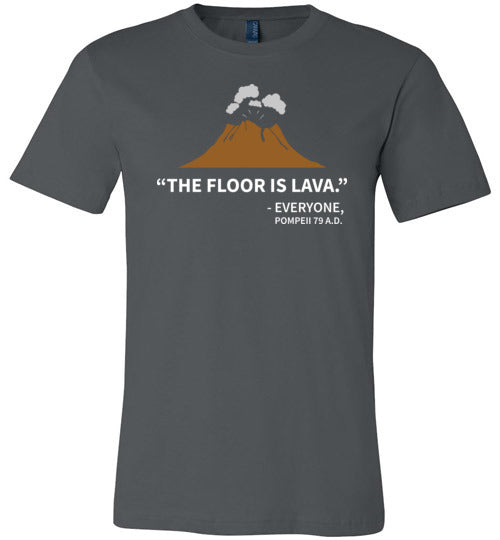 Floor Is Lava Pompeii Canvas