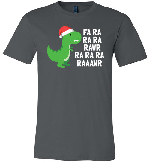 Dinosaur Christmas Fa Ra Ra Rawr Canvas