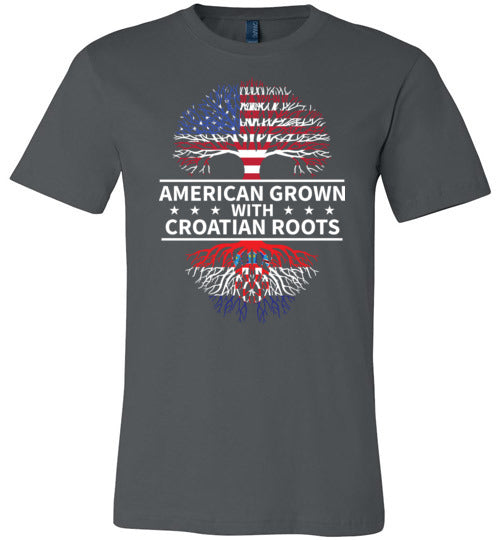 American Grown with Croatian Roots Canvas