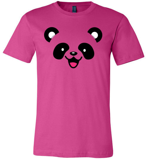 Panda Face Light Shirts Canvas