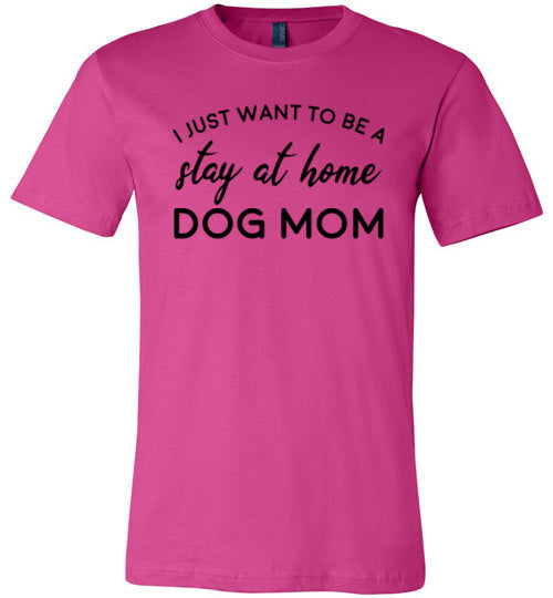 Stay At Home Dog Mom Canvas