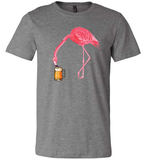 Flamingo Beer Canvas