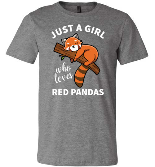 Just a Girl Who Loves Red Pandas Canvas