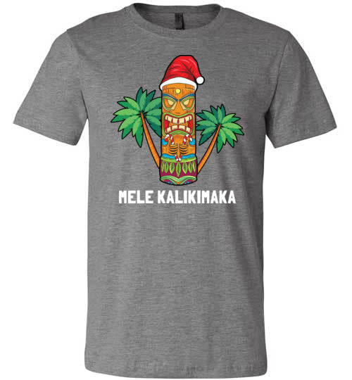 Hawaiian Christmas Tiki Canvas