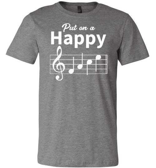 Happy Face Music Canvas