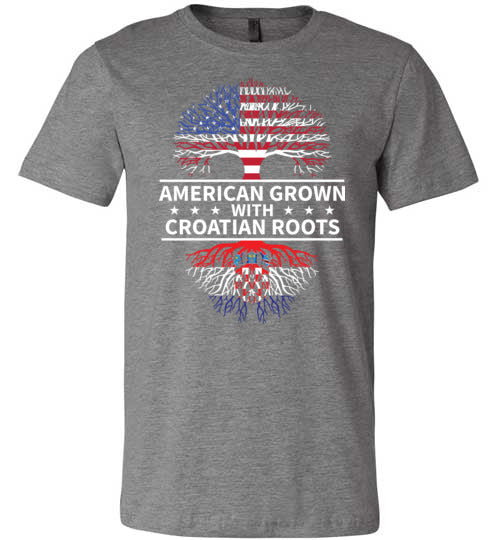 American Grown with Croatian Roots Canvas