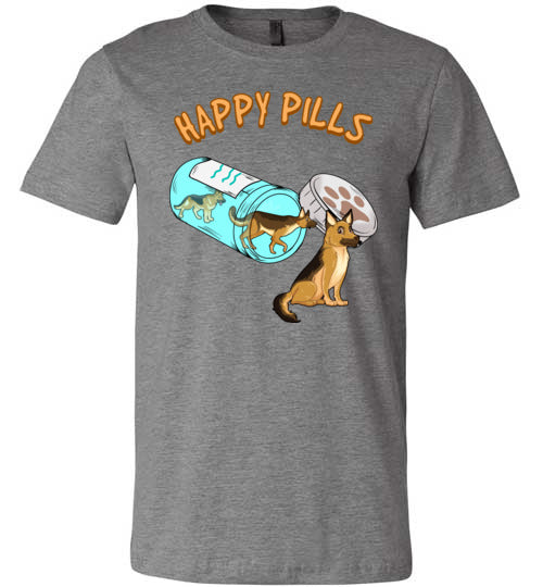 Happy Pills German Shepherd Canvas