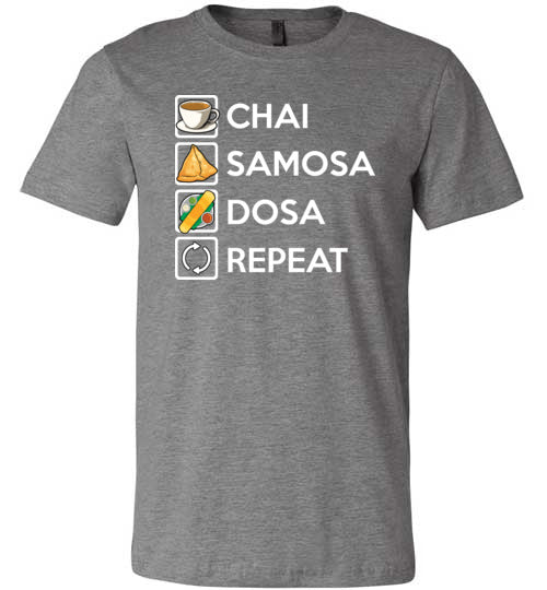 Chai Samosa Dosa Repeat Canvas
