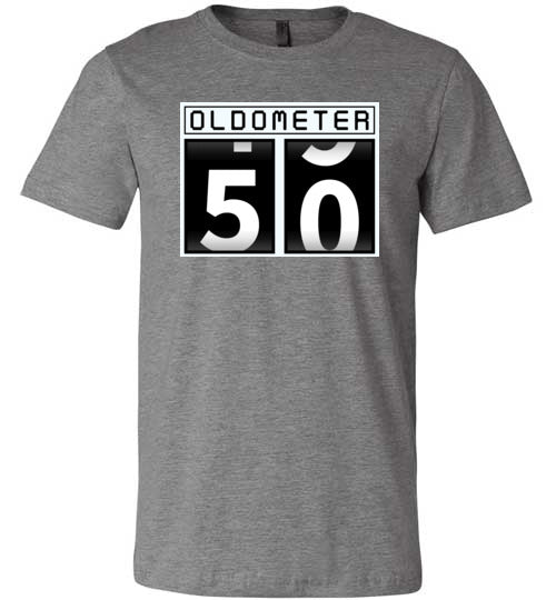 Oldometer 50 Years Old Canvas