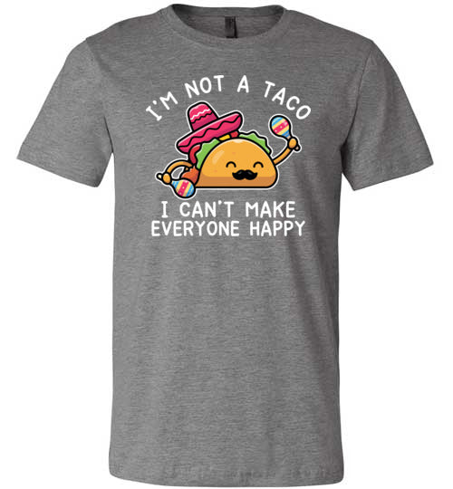 Taco Everyone Happy Canvas