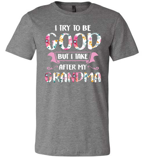 Try To Be Good Grandma Canvas