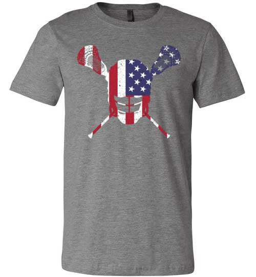 American Flag Lacrosse Canvas