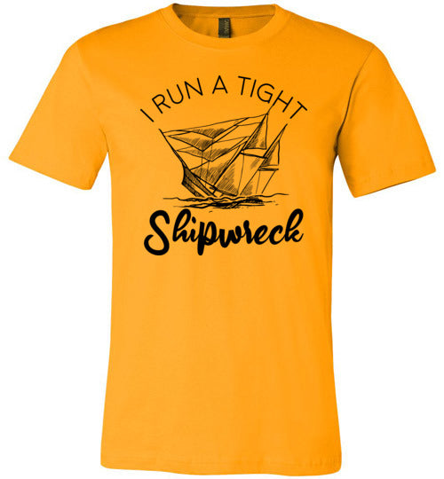 Run A Tight Shipwreck Canvas