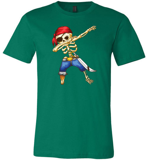 Pirate Dabbing Skeleton Cartoon Canvas