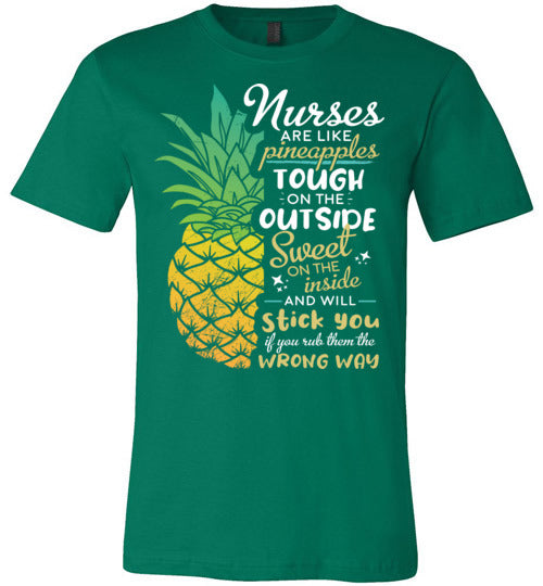 Nurses are like Pineapples Canvas