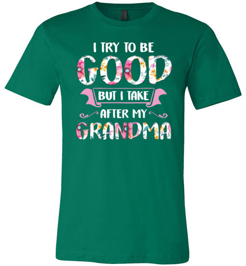 Try To Be Good Grandma Canvas