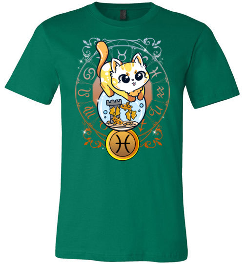 Cat Zodiac Pisces Canvas