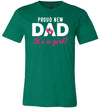 Proud New Dad Its A Girl Canvas