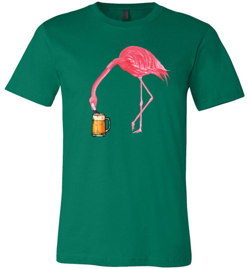 Flamingo Beer Canvas