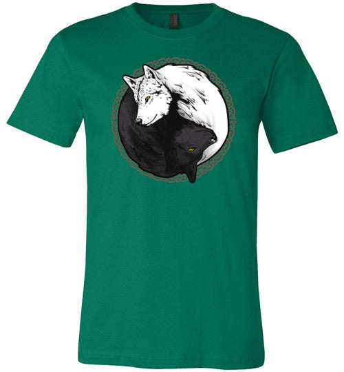 Wolf Yin Yang Canvas