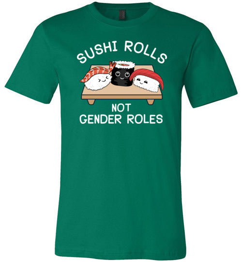 Sushi Rolls Not Gender Rolls Canvas