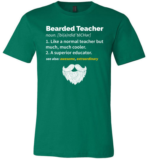 Bearded Teacher Canvas