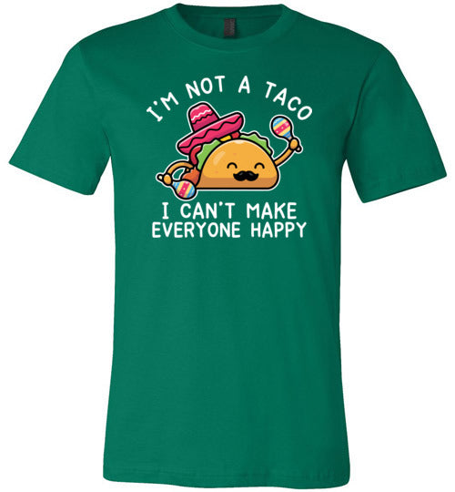 Taco Everyone Happy Canvas