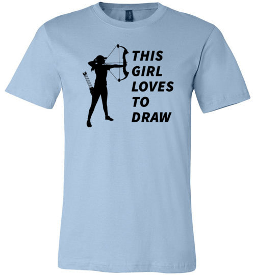 Archer This Girl Loves To Draw Canvas