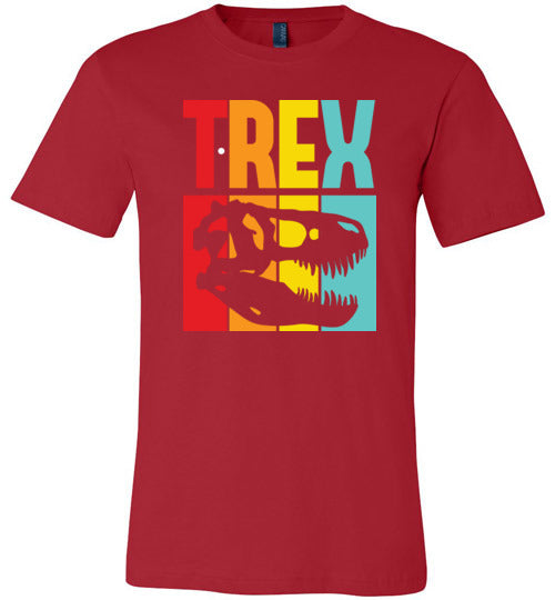 T-Rex Retro Canvas