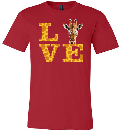 Love Giraffe Canvas