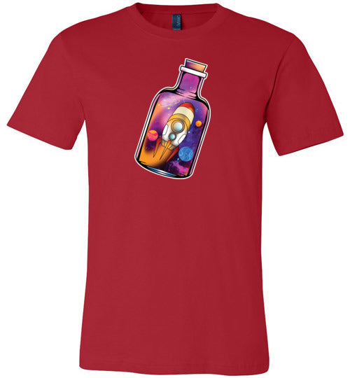 Rocketship In a Bottle Canvas