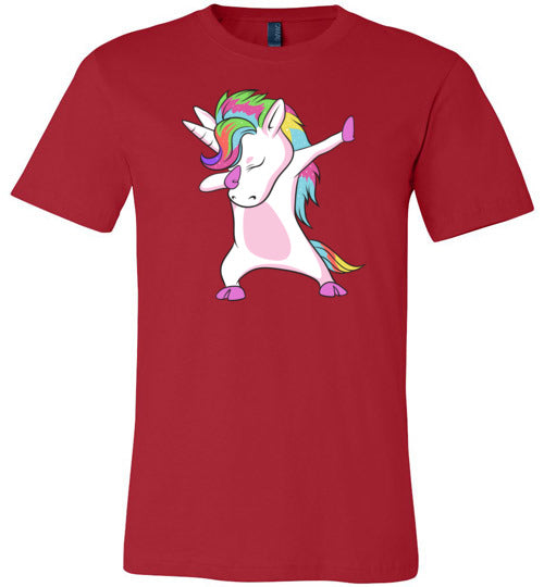 Dabbing Unicorn Dancing Canvas