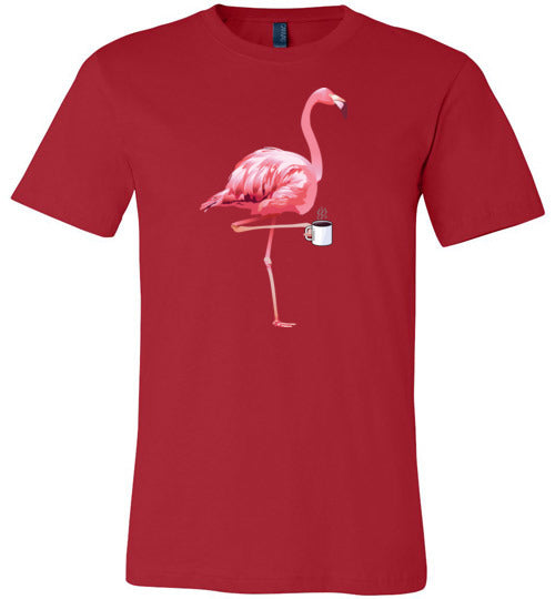 Flamingo Coffee Canvas